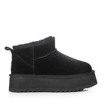 UGG Mini Slant Platform Boots, for women and men in Black view 11