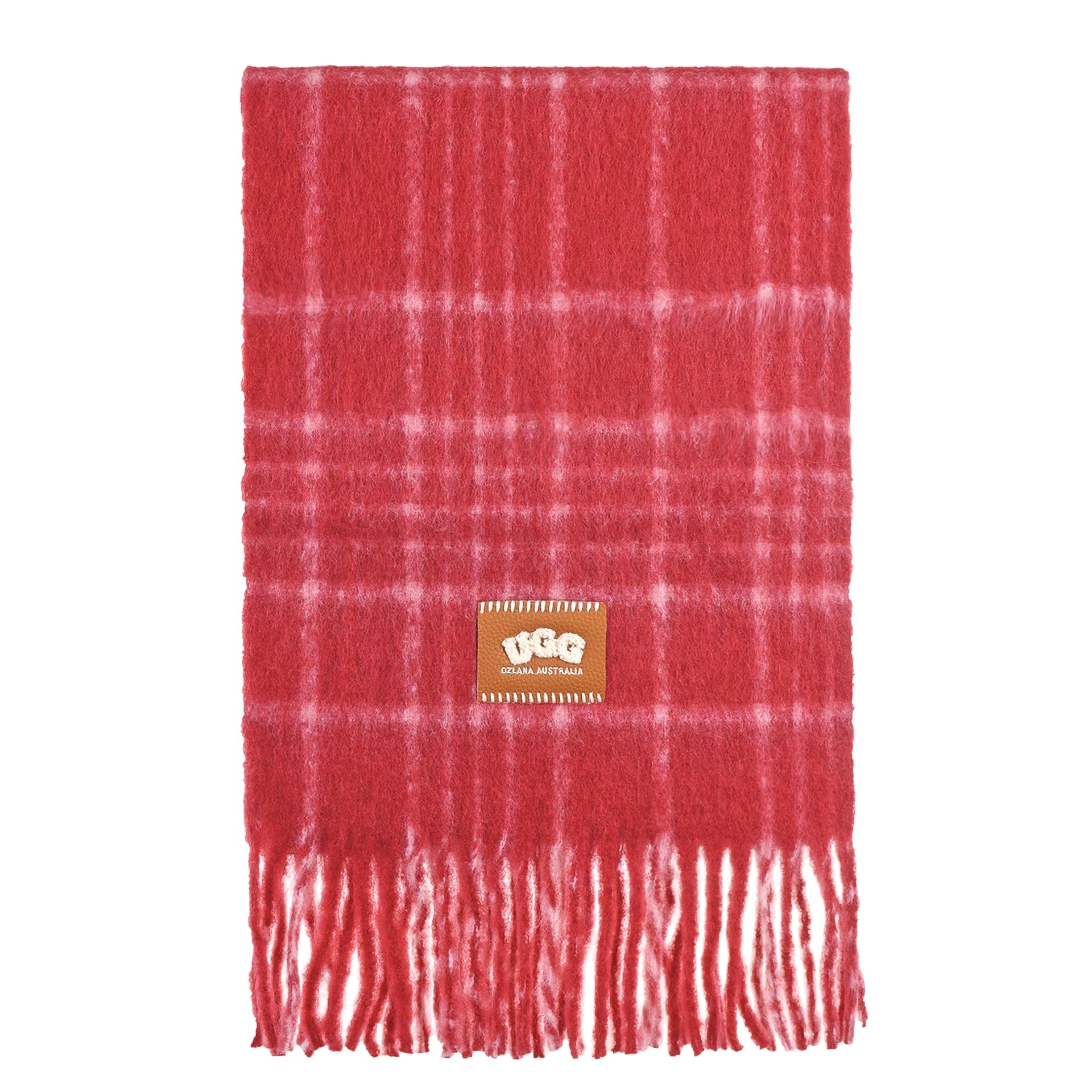 Premium Scarf Uggs, for women and men in Crimson Tartan view 4