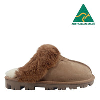 Australian Made - Roo Charlotte Uggs, women's slippers in Chestnut view 1