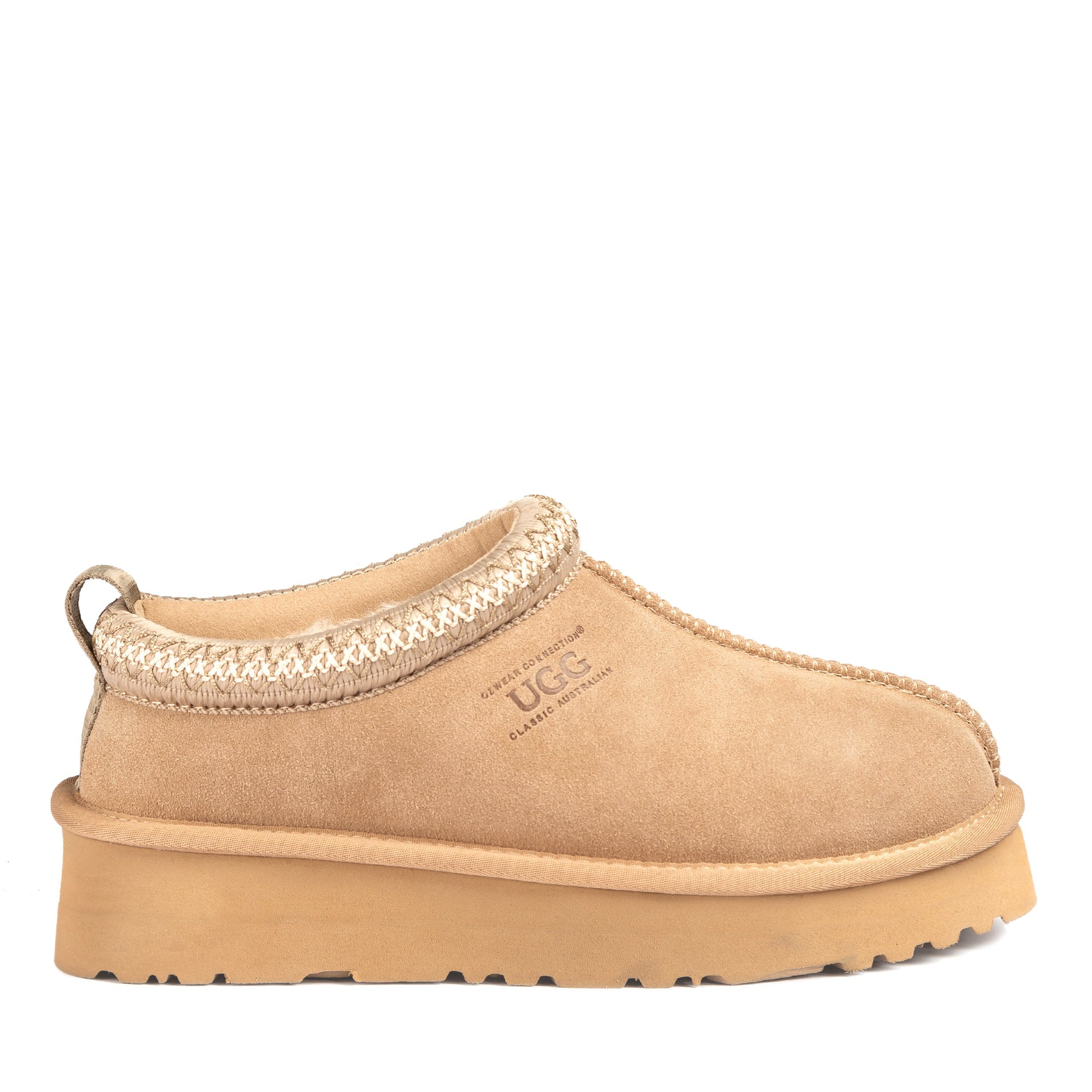 UGG Supreme Tash Platform Slippers, for women and men in Sandcastle view 36