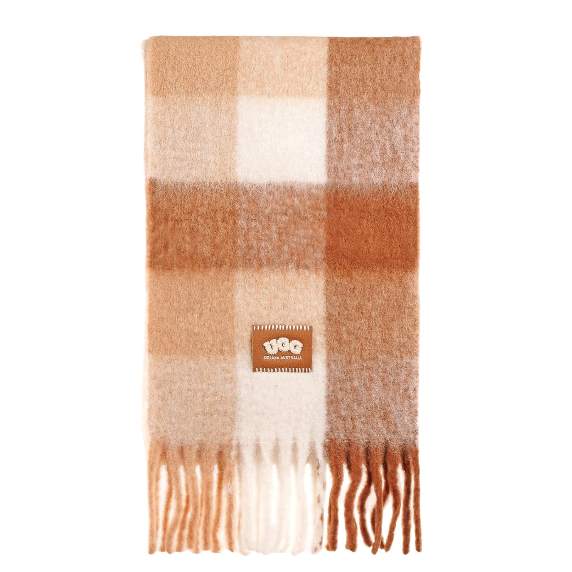 Premium Scarf Uggs, for women and men in Creamy Chestnut view 1
