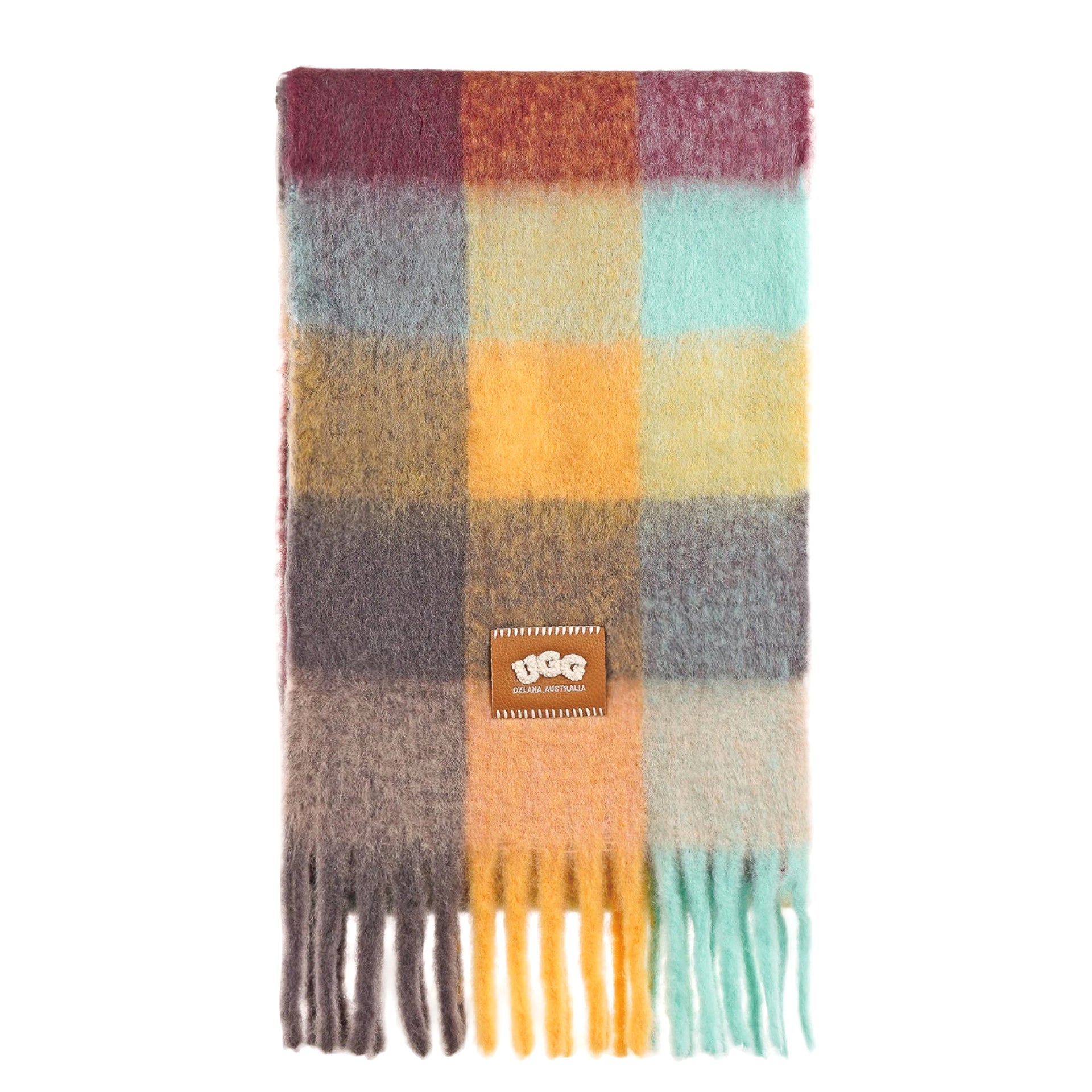 Premium Scarf Uggs, for women and men in Mystic Oasis Green view 13