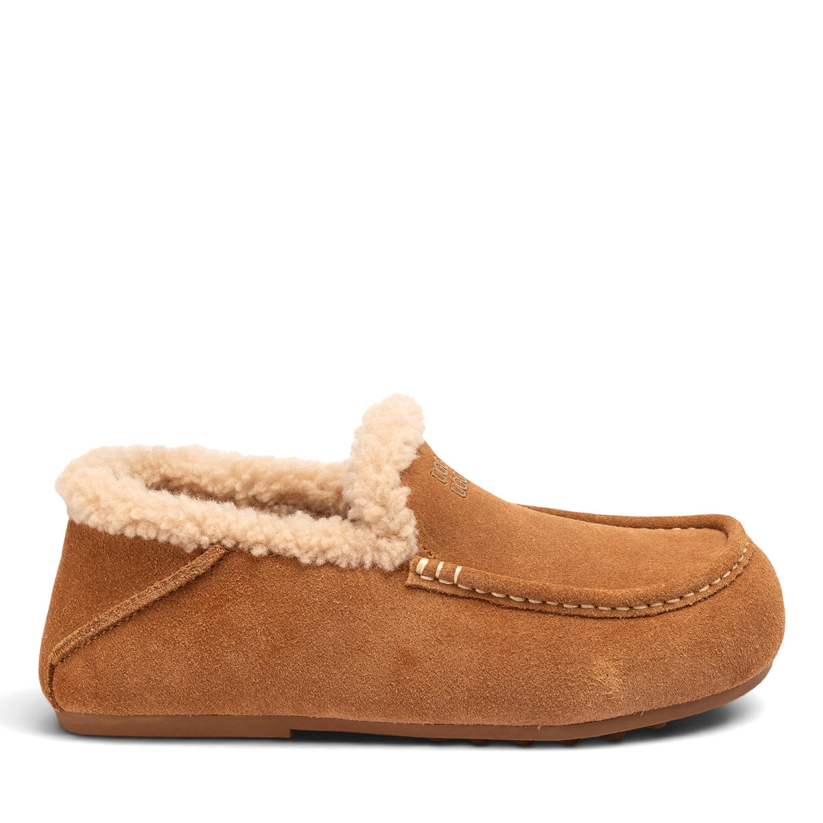 Moccasin Classic Uggs womens sheepskin moccasin slippers in chestnut
