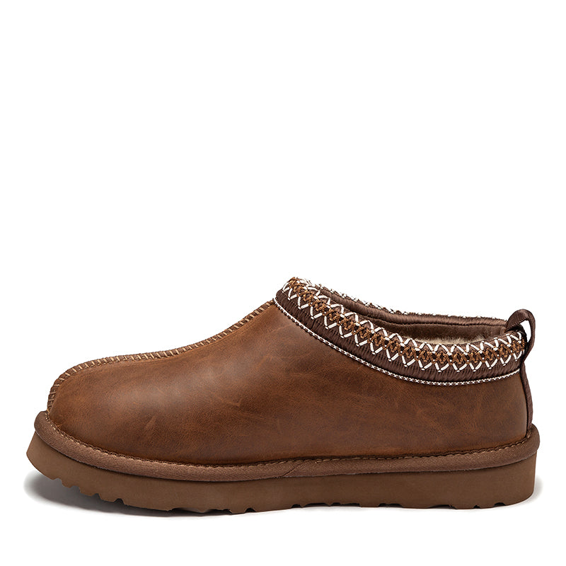 Tas Oiled Leather Ugg Slipper