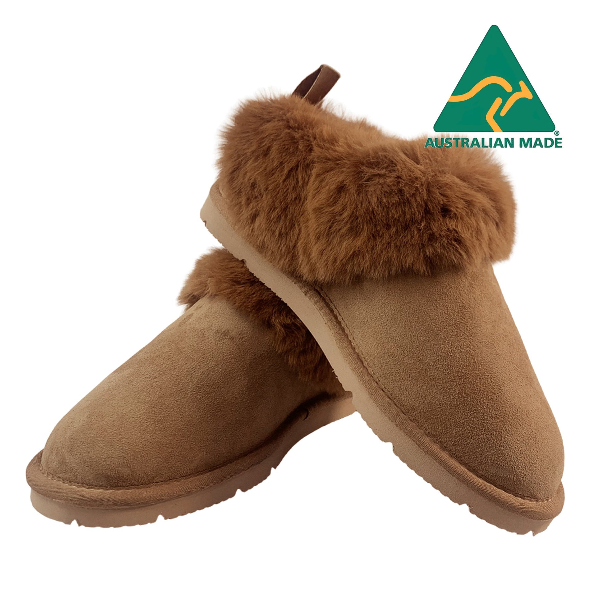 Australian Made - Roo Mia Uggs, women's slippers in Chestnut view 2