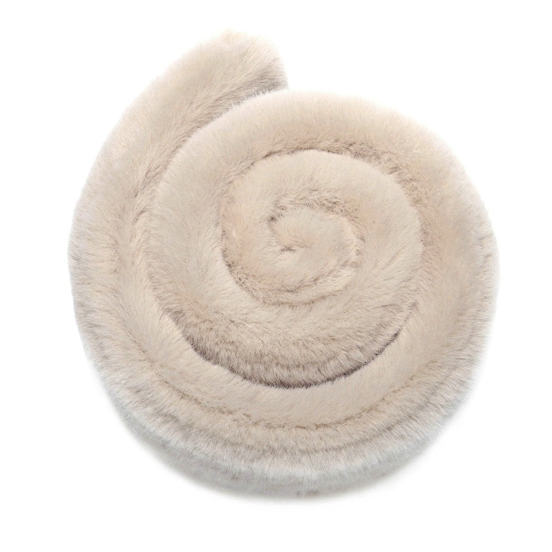 Ollie Faux Fur Scarf, for women view 3