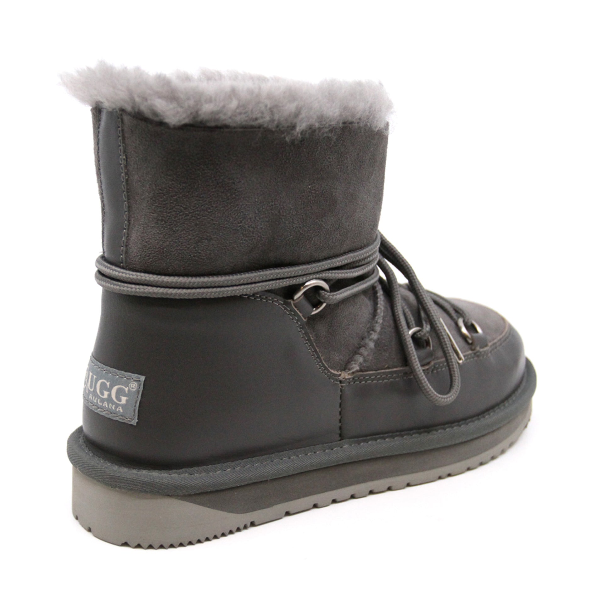 Boots Lace Uggs, for women in Grey view 2