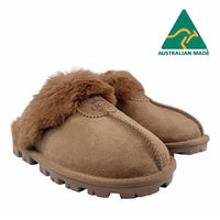 Australian Made - Roo Charlotte Uggs, women's slippers in Chestnut view 2