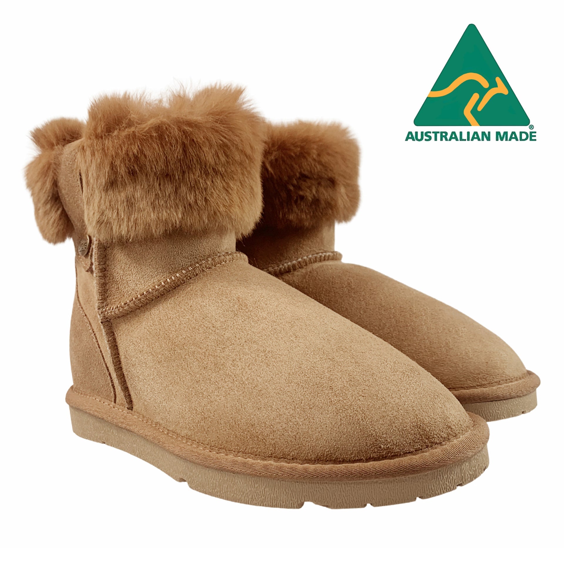 Australian Made - Banff Roo Ugg Boots, for women in Chestnut view 3