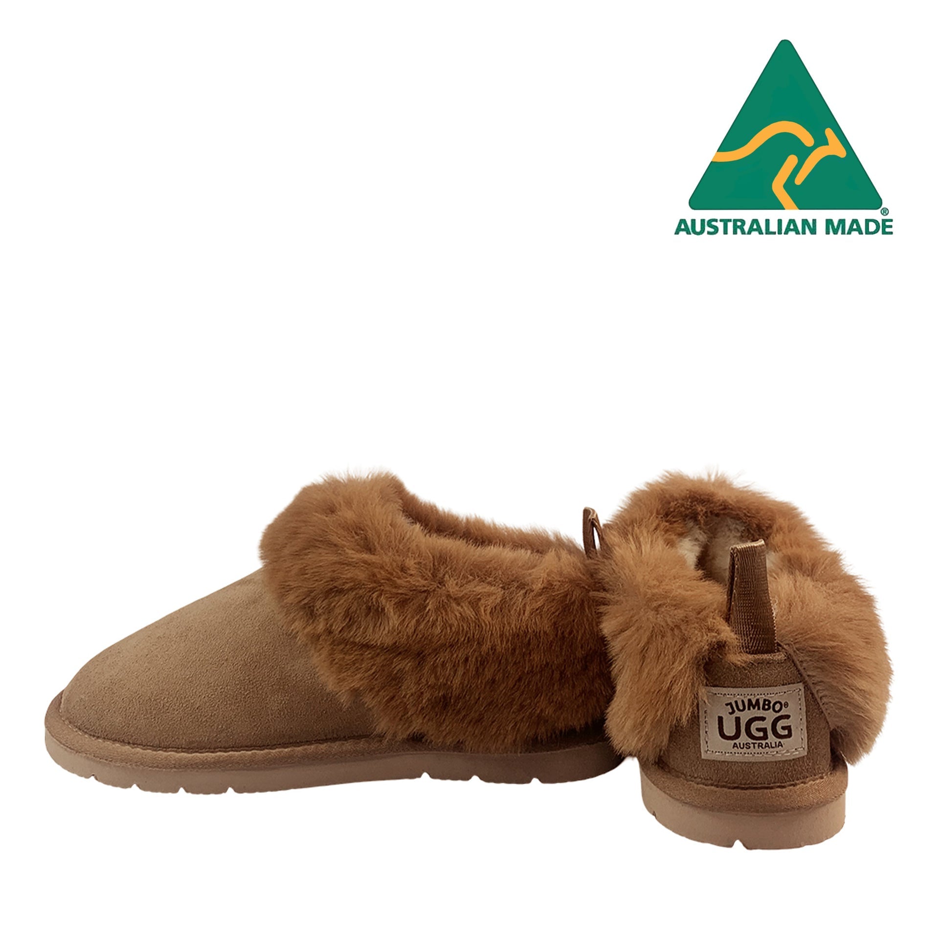 Australian Made - Roo Mia Uggs, women's slippers in Chestnut view 3