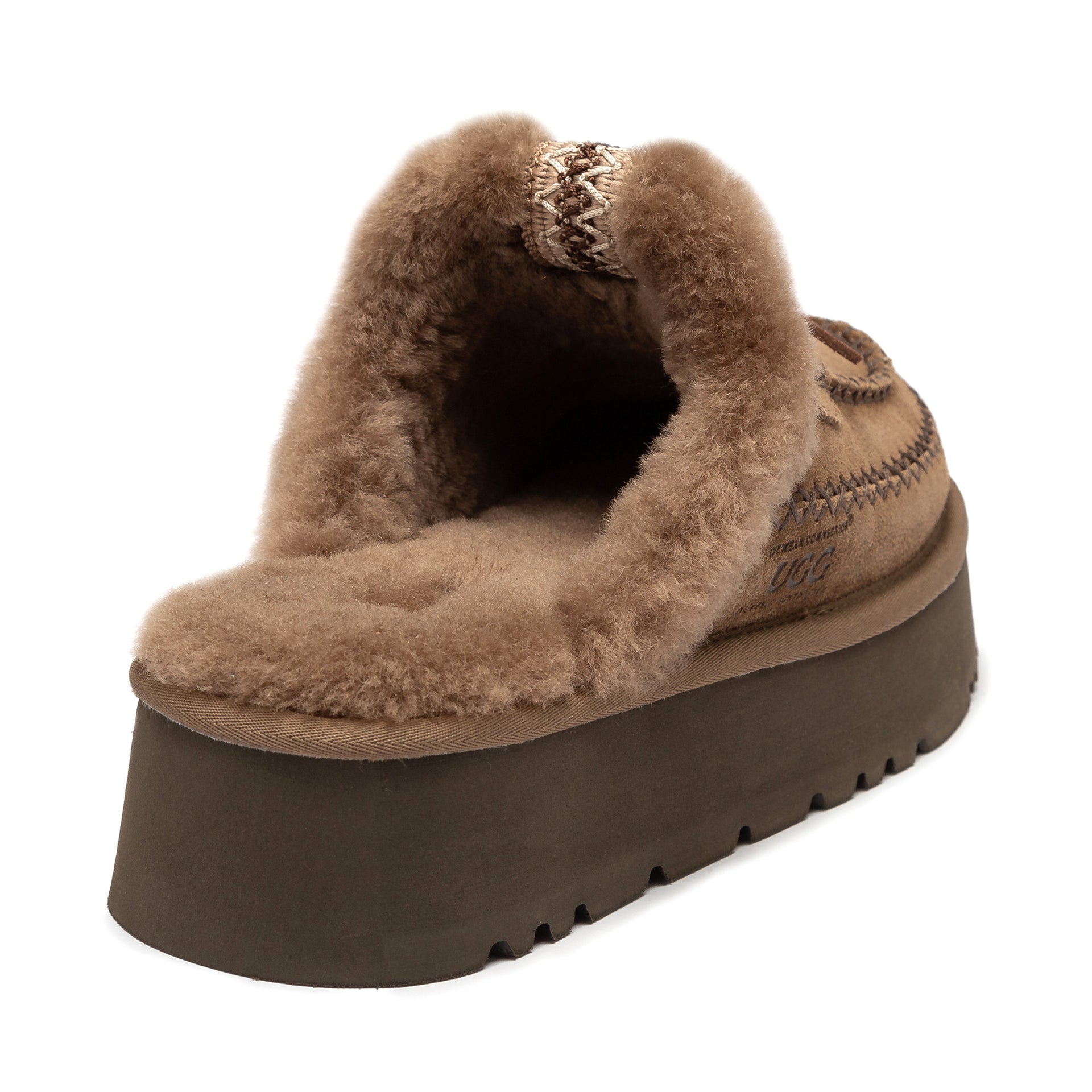 Lace Bow Platform Slippers women's sheepskin ugg slippers view 13