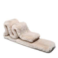 Ollie Faux Fur Scarf, for women view 4