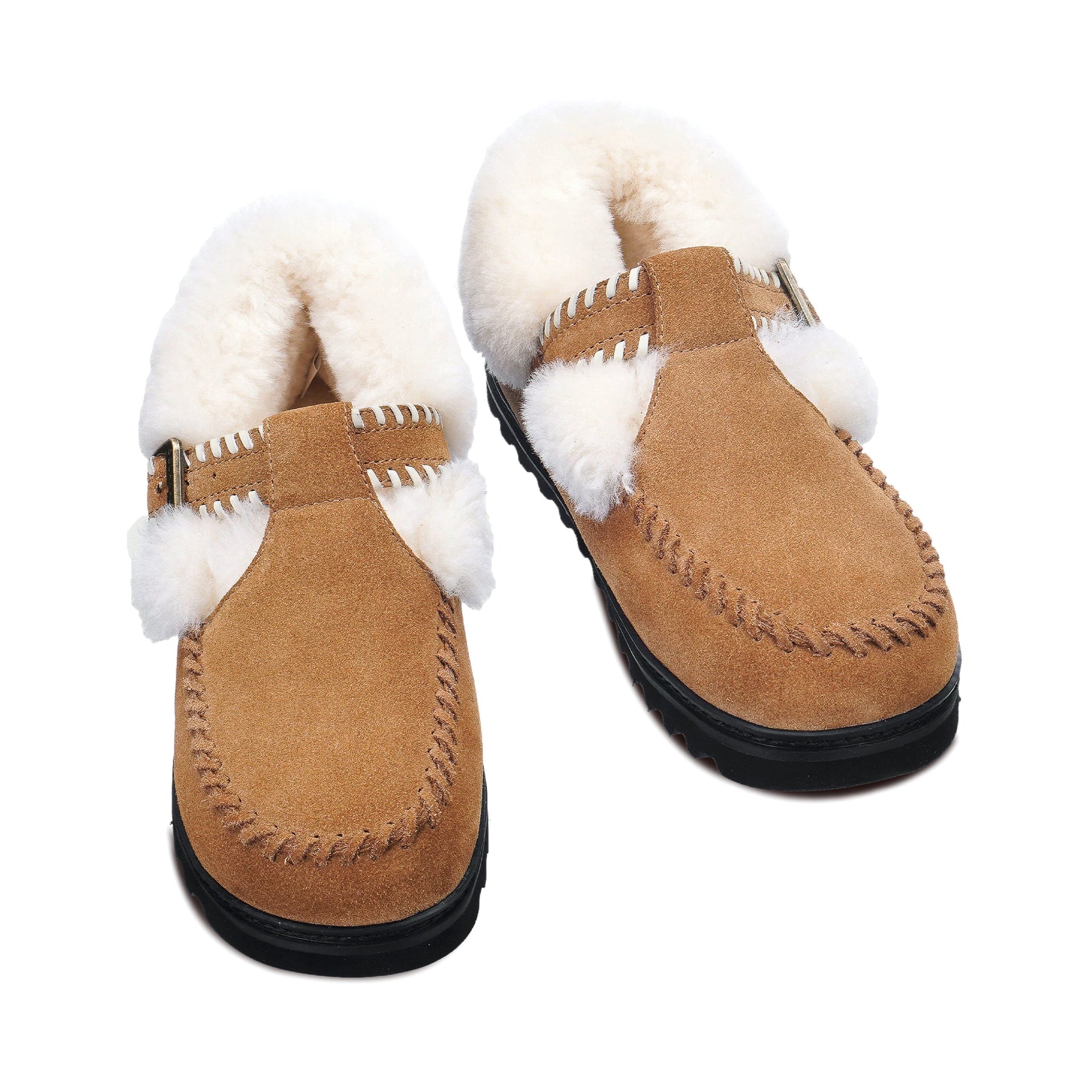 Belt Ugg Slippers, for women in Chestnut view 4