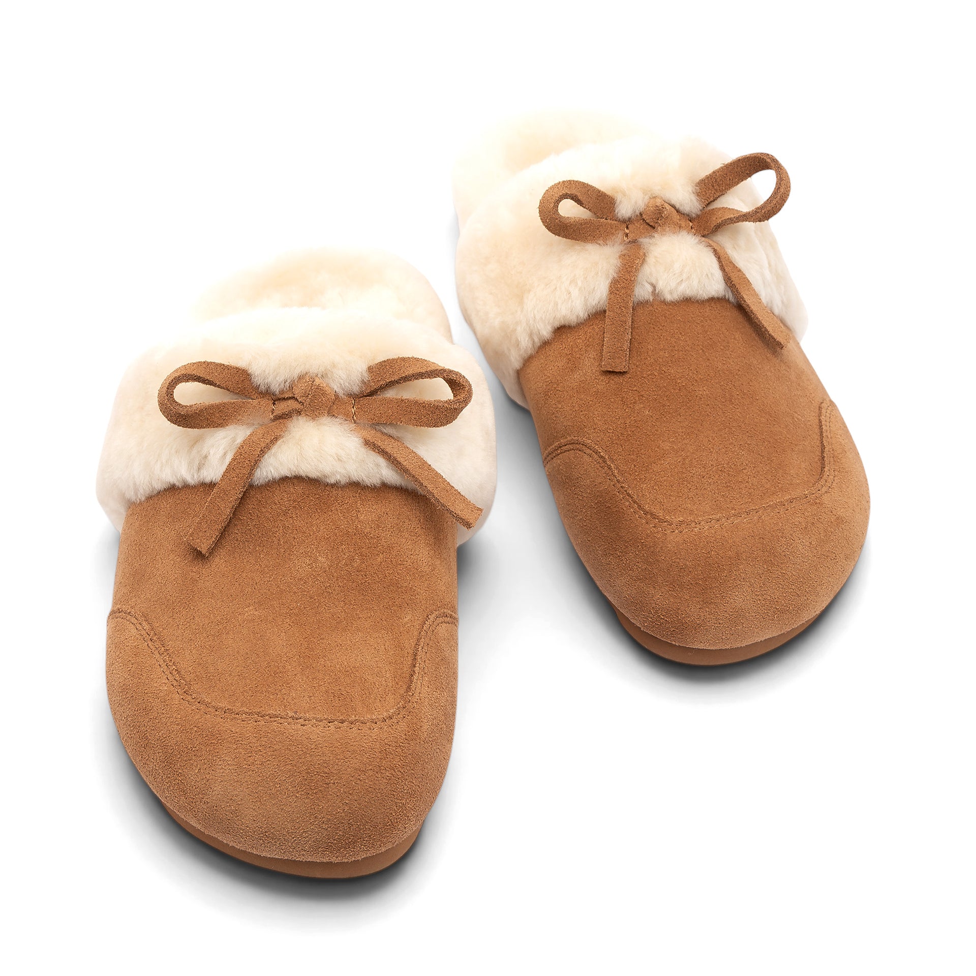 Liya Uggs womens soft slip on ugg slippers in chestnut view 4