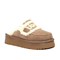 UGG Chloe Fluffy Platform Scuff, for women in Brown view 11