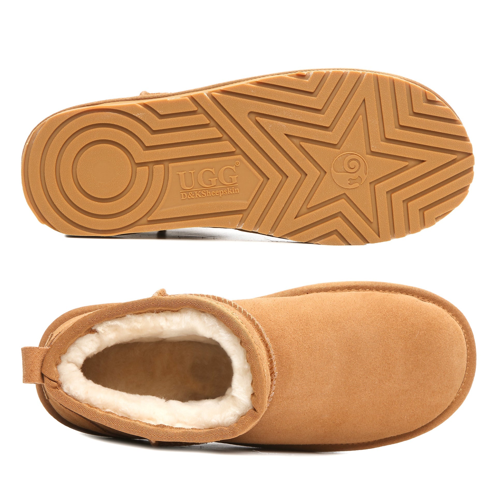 Mini Atasha Platinum Uggs, women's slippers in Chestnut view 5
