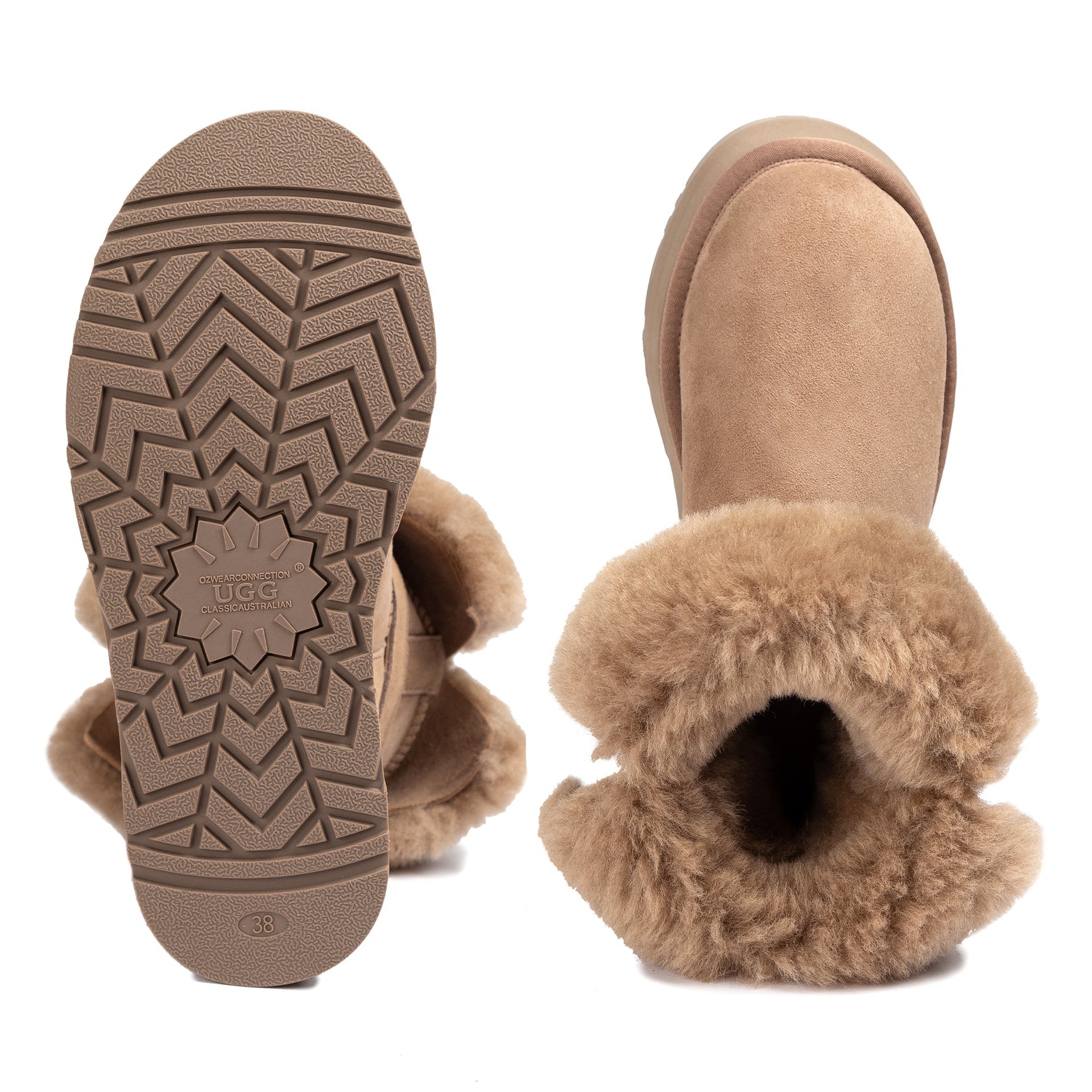 UGG Short Belt Platform Boots, for women view 5