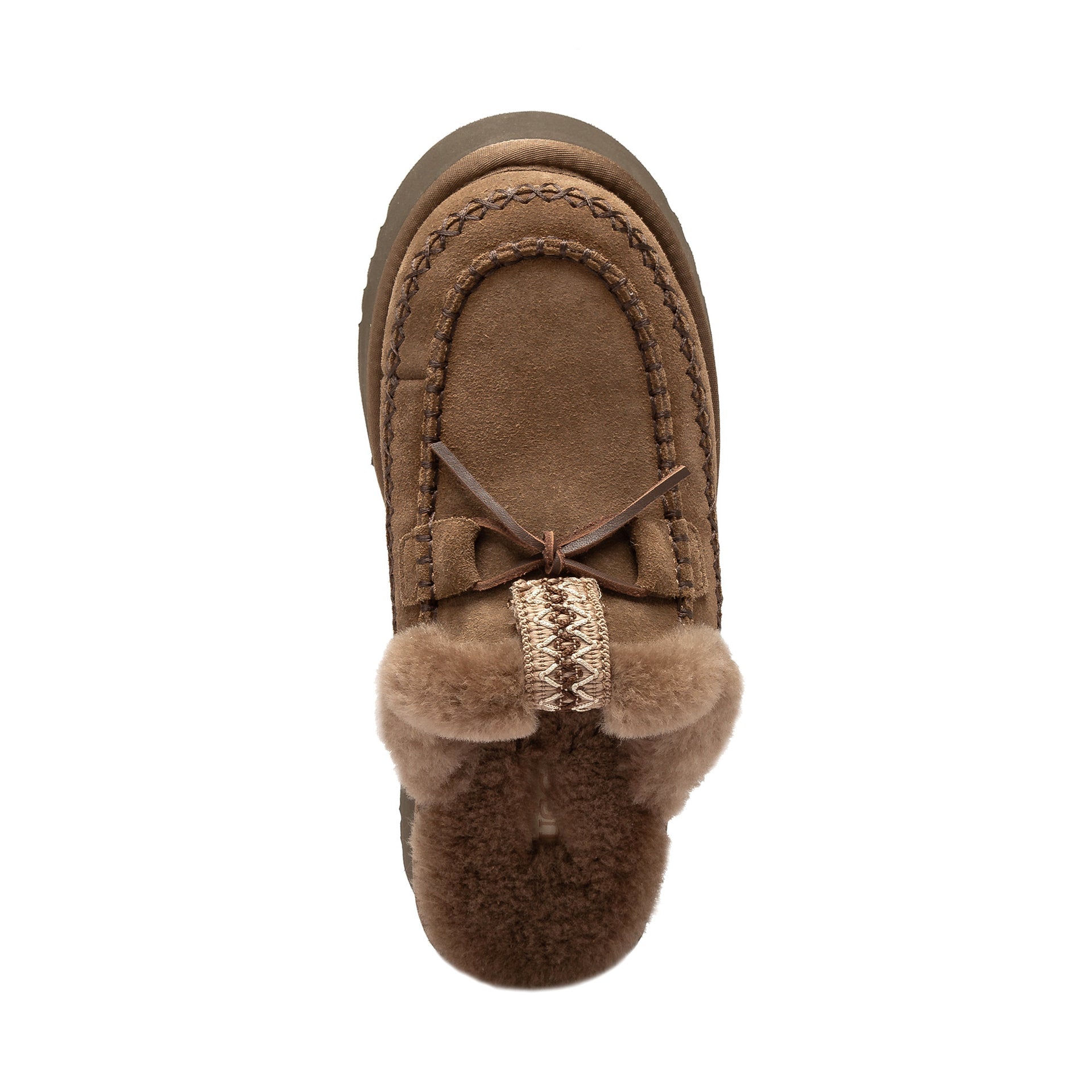Lace Bow Platform Slippers women's sheepskin ugg slippers view 15