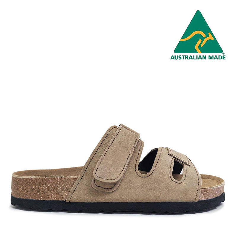 Australian Made - Cove with Adjustable Suede Ugg Slippers