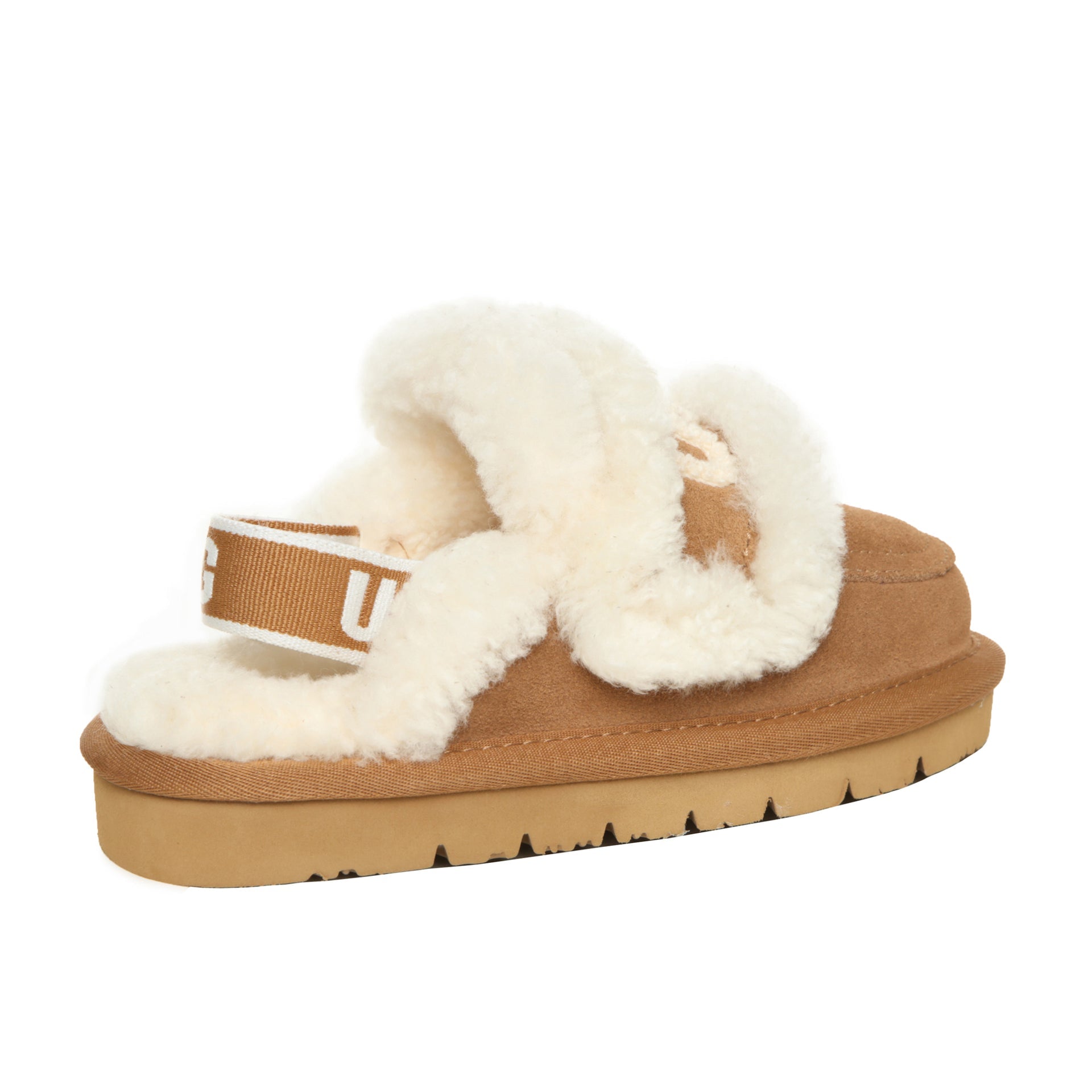 Little Trisha Fluffy Uggs, kids slippers view 3