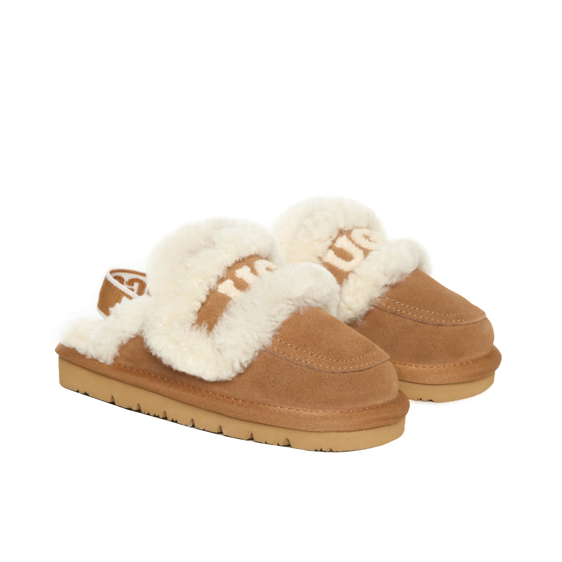 Little Trisha Fluffy Uggs, kids slippers view 6
