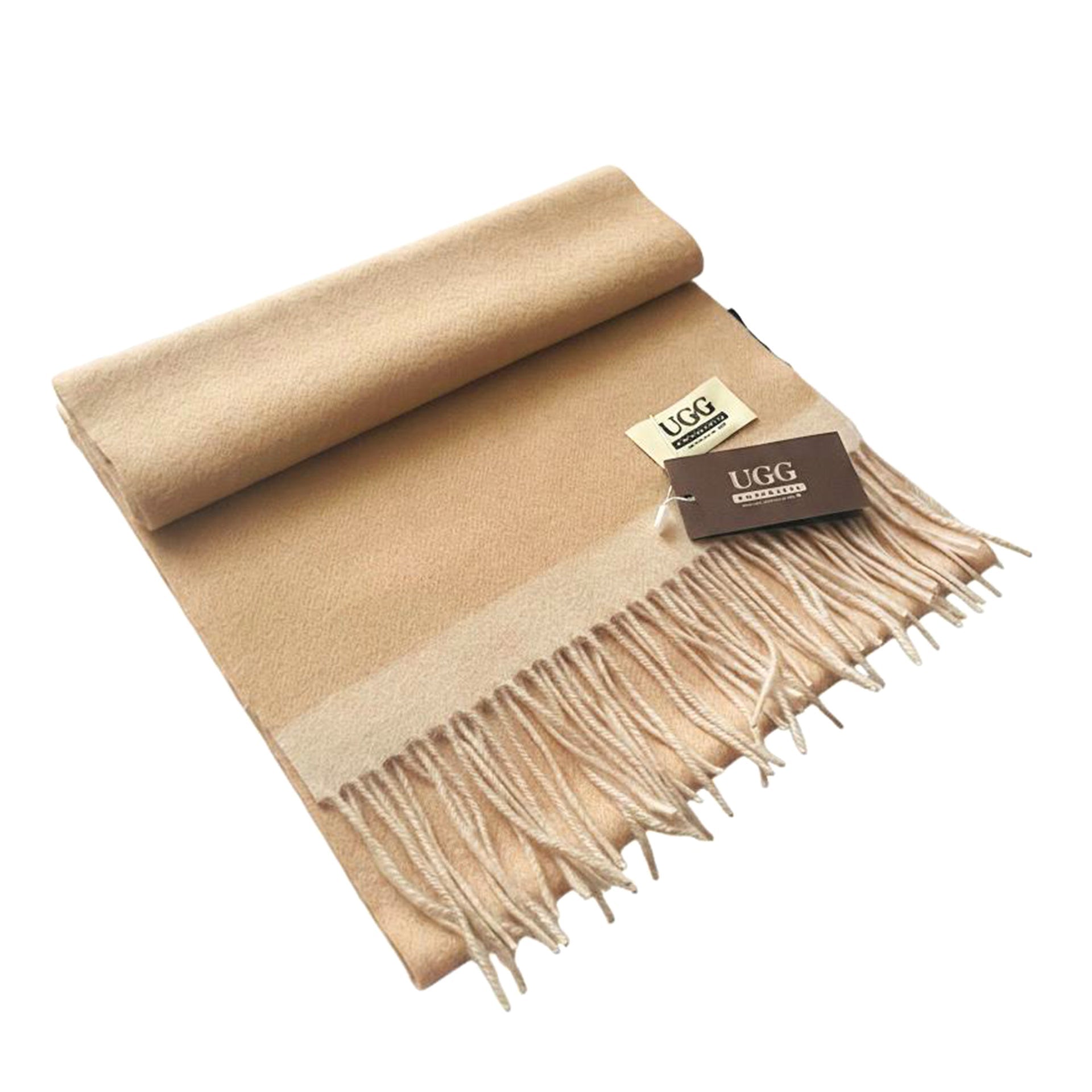 Wool Scarf Premium Uggs, for women and men in Chestnut view 2