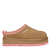 Tassie Logo Platform Uggs, women's slippers in Apricot view 6