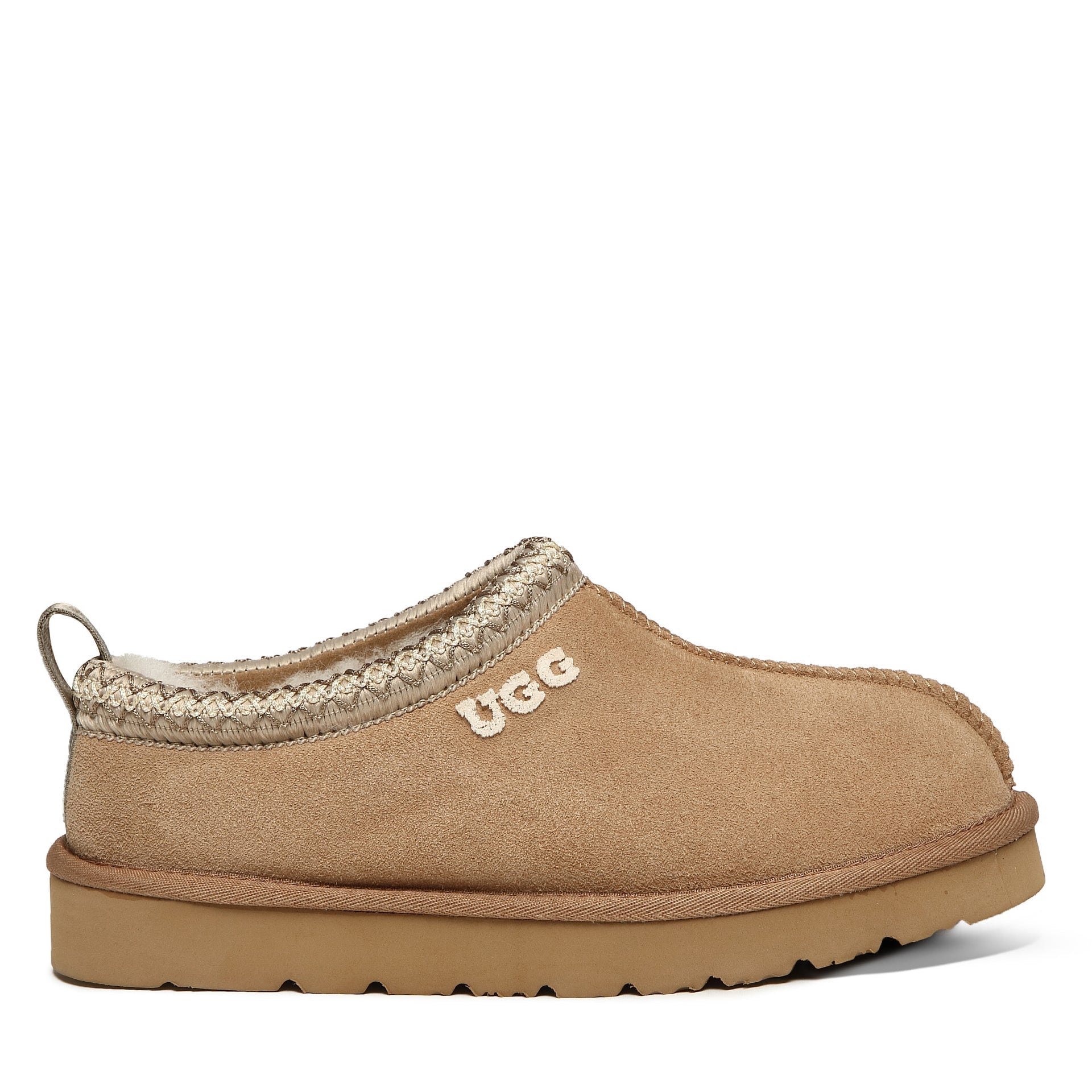 Tassie Logo Uggs, women's and men's slippers in Apricot view 6