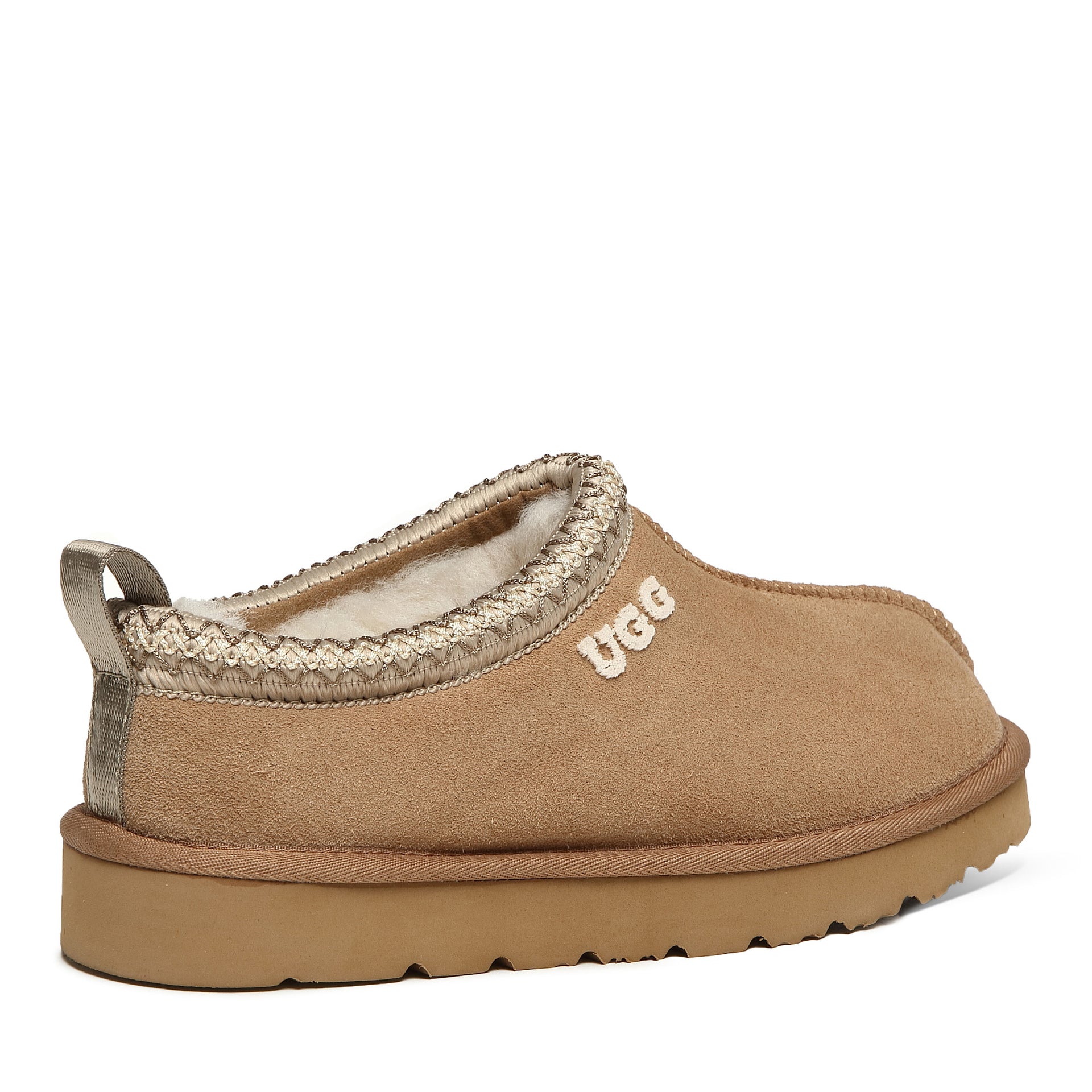 Tassie Logo Uggs, women's and men's slippers in Apricot view 7