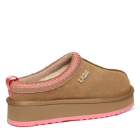 Tassie Logo Platform Uggs, women's slippers in Apricot view 7