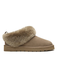 Fluffy Ugg Slippers, for women in Antelope Brown view 6