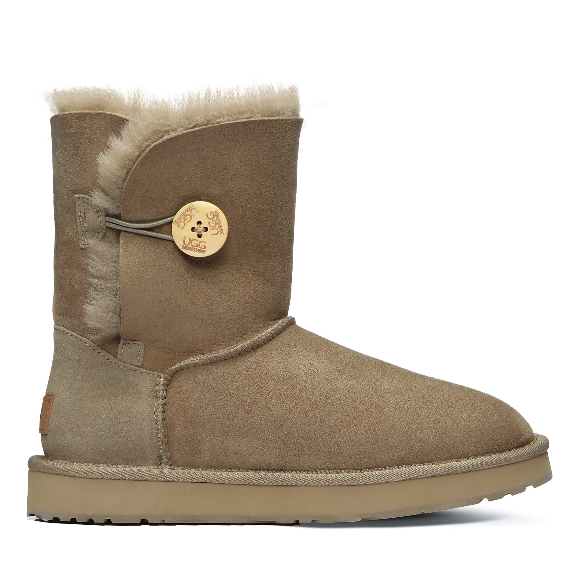 Classic Mid Button Uggs, women's boots in Antelope Brown view 1