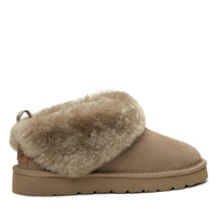 Fluffy Ugg Slippers, for women in Antelope Brown view 8