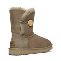 Classic Mid Button Uggs, women's boots in Antelope Brown view 3