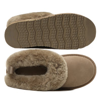 Fluffy Ugg Slippers, for women in Antelope Brown view 10