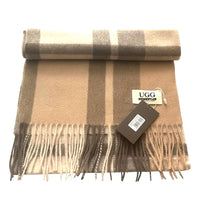 Premium Wool Scarf Uggs, for women and men in Ash Grey view 2