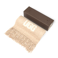 Cashmere Aus Wool Scarf Uggs, for women and men in Almond view 7