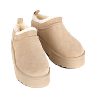 Mini Platform Uggs, women's slippers in Apricot view 19