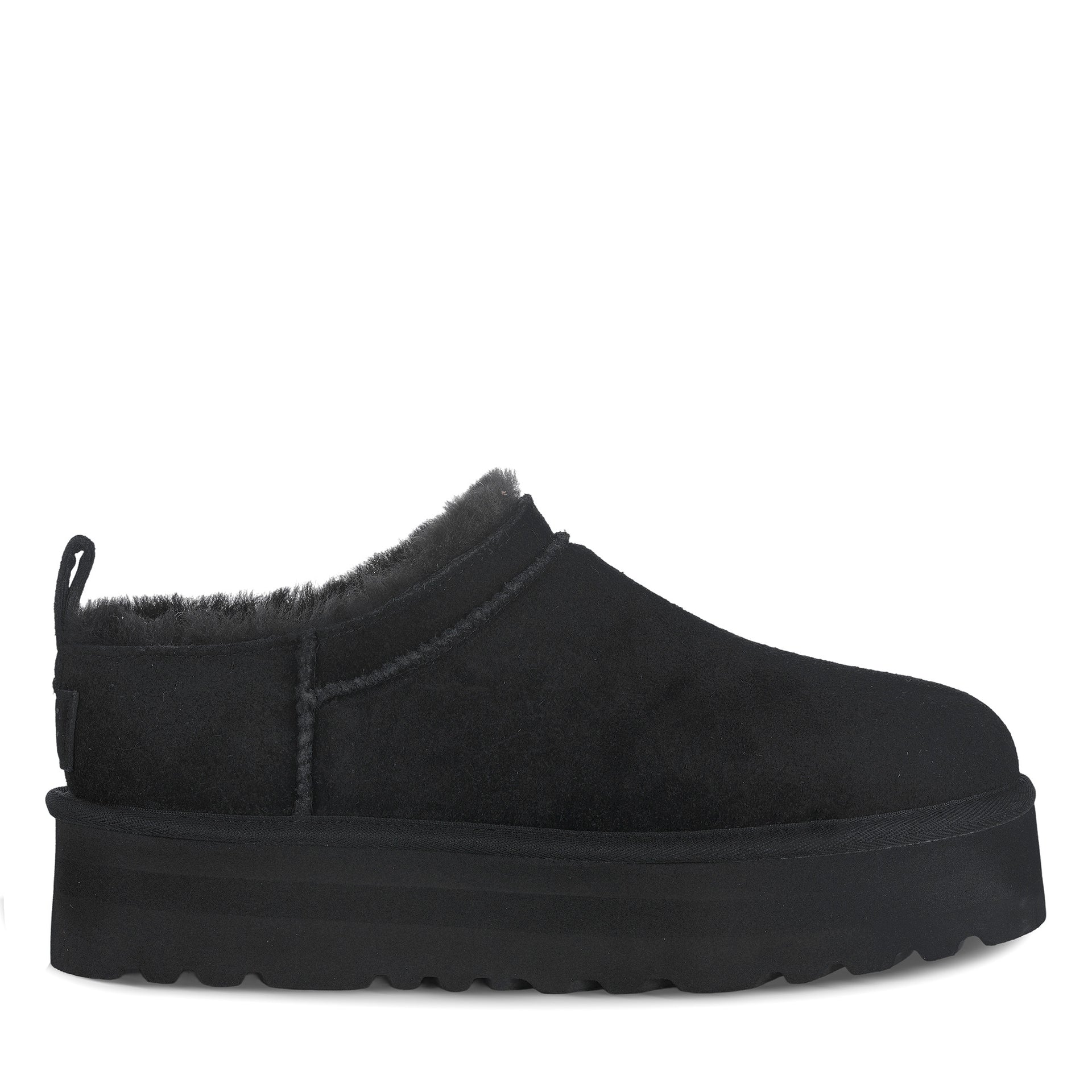 Mini Platform Uggs, women's slippers in Black view 6