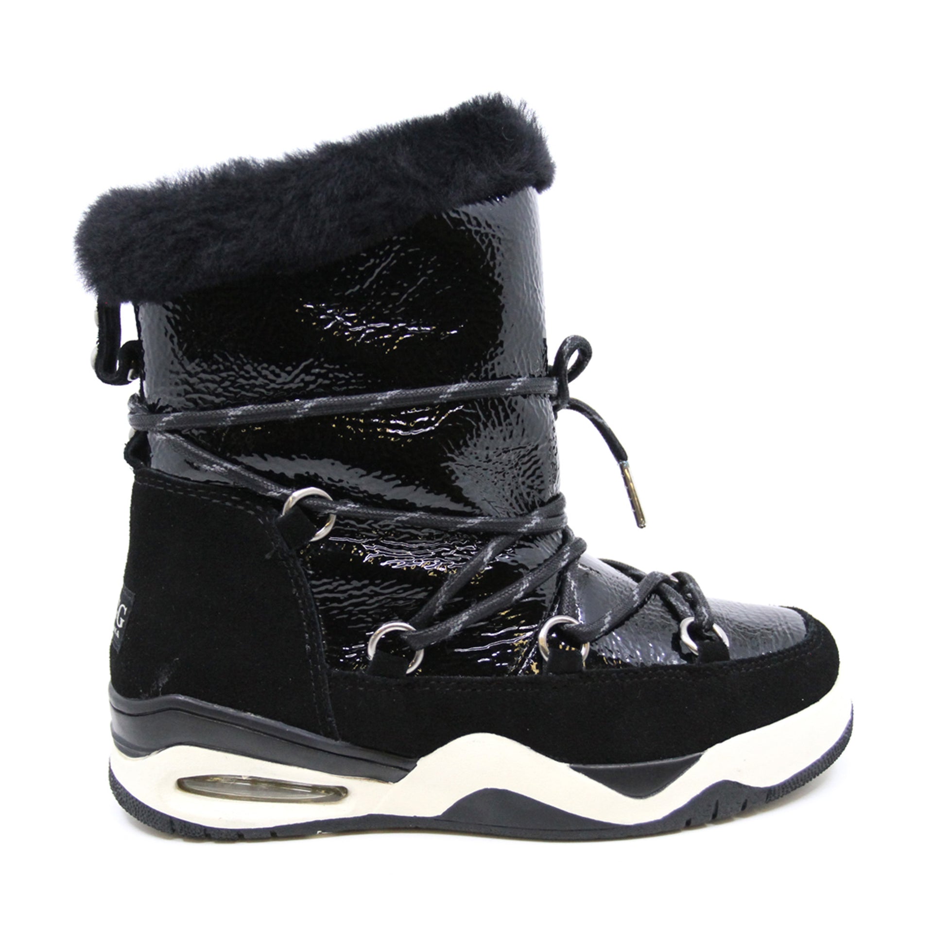 Fashion Lace Ugg Boots, for women in Black view 1