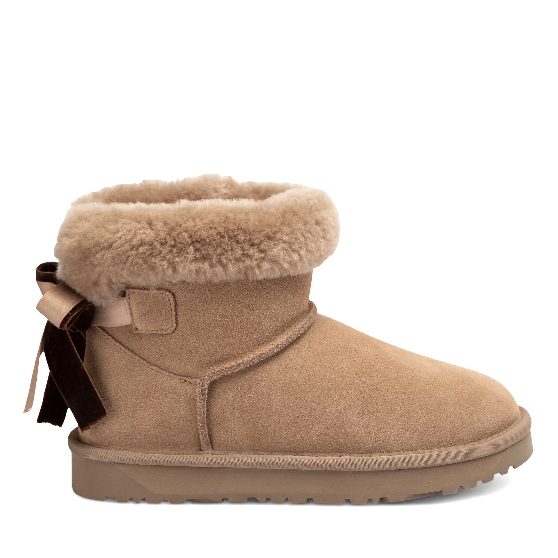 Mini Ribbon Uggs mini sheepskin ugg boots view 2