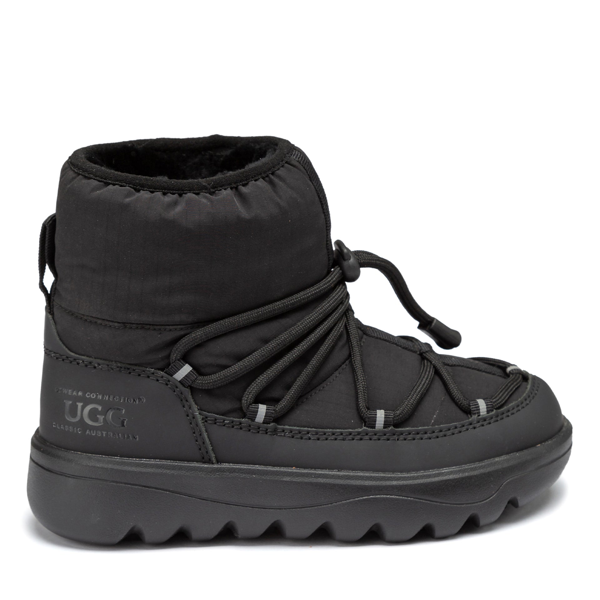 Kids Snow Water-resistant Uggs, rain boots in Black view 6