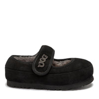 Kids Velcro Ugg Slippers in Black view 12