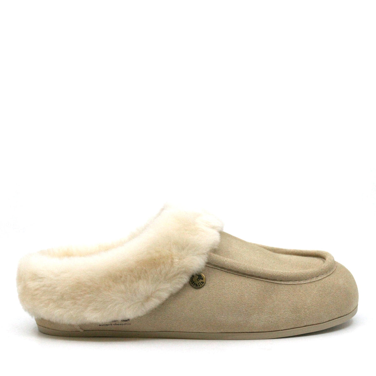 Fluffy Moccasin Uggs, for women in Light Butter view 1