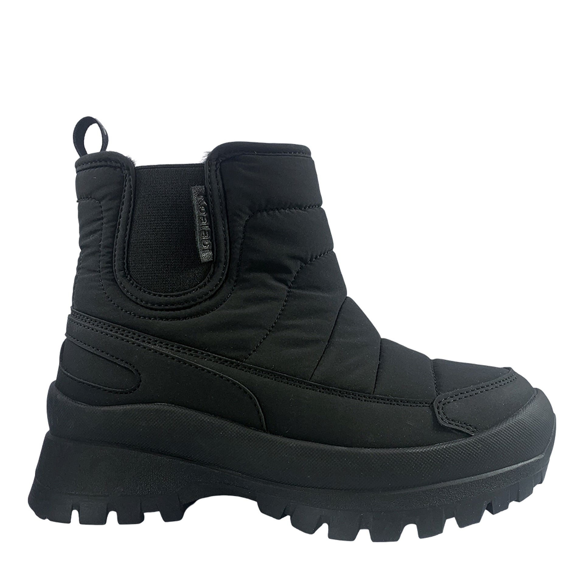Mika Sheepskin Waterproof Boots, for women in Black view 4