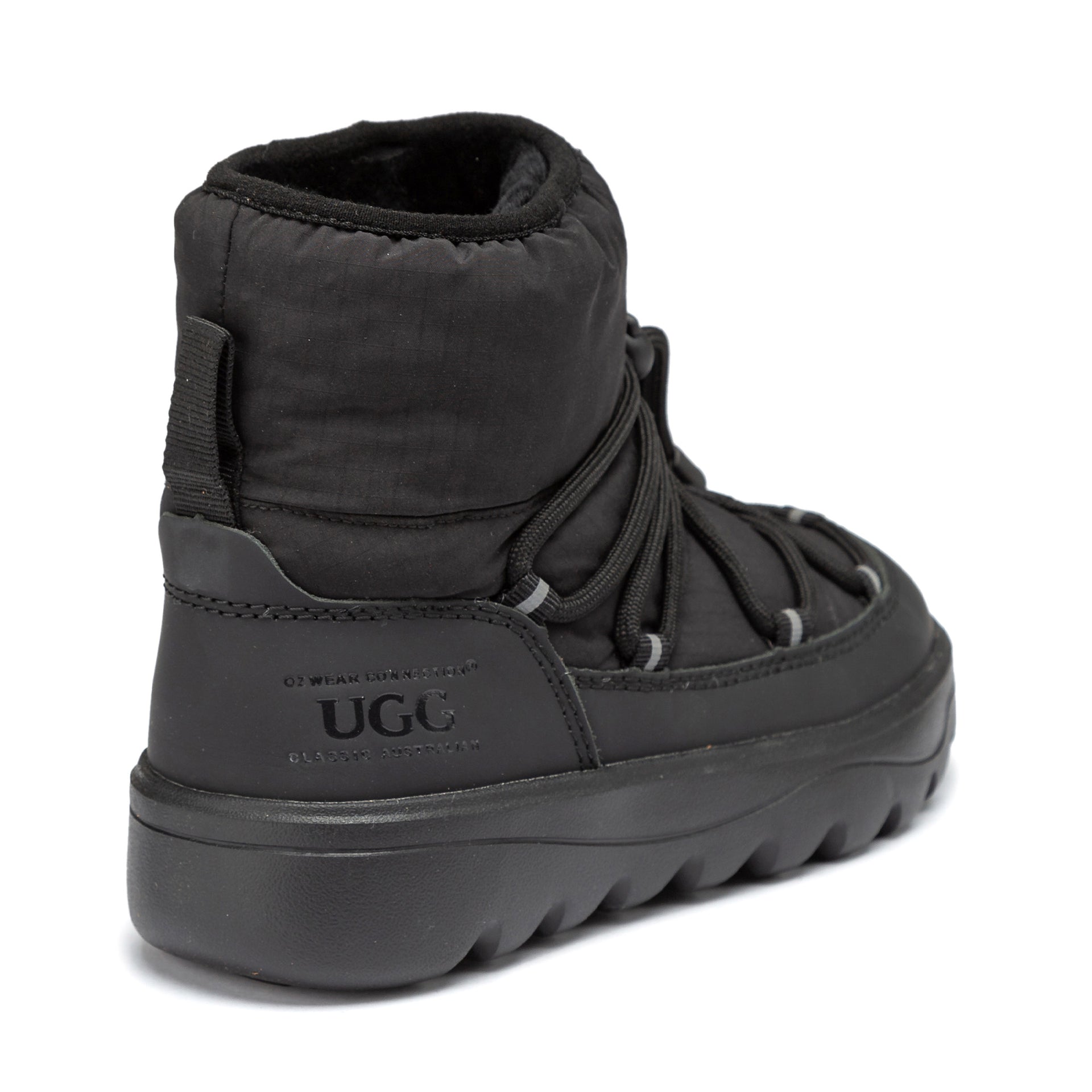 Kids Snow Water-resistant Uggs, rain boots in Black view 7