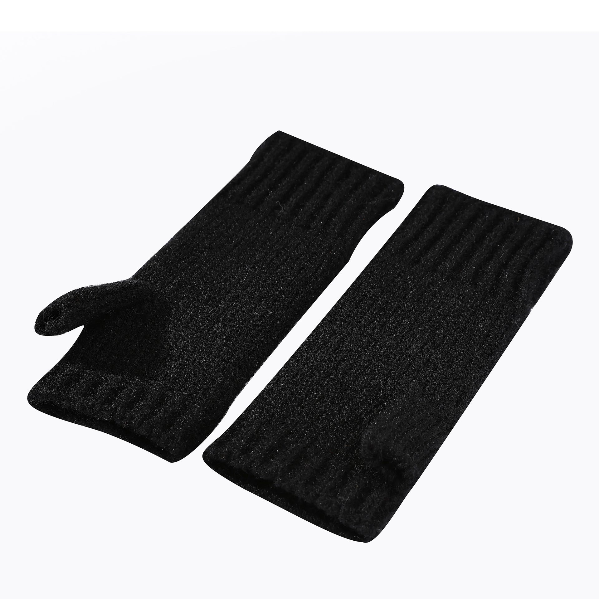 Fingerless Comfy Uggs, women's and men's gloves in Black view 5
