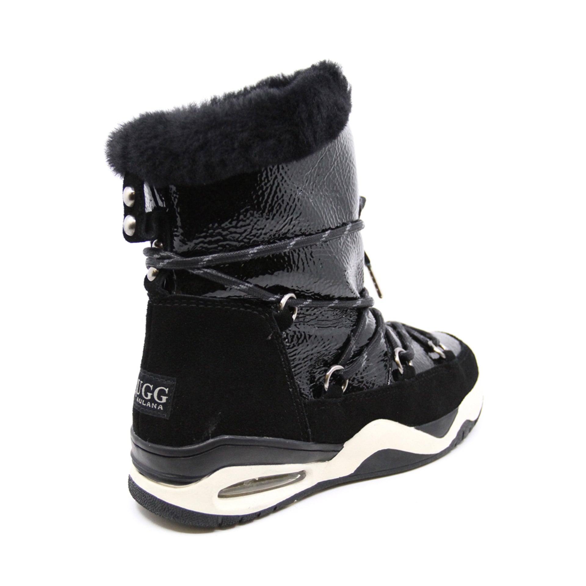 Fashion Lace Ugg Boots, for women in Black view 2