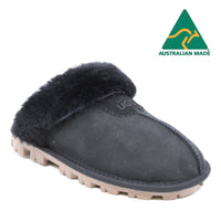 Australian Made - Carolina Ladies Scuff Uggs in Black view 5