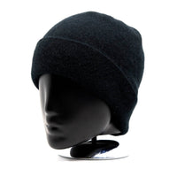 Premium Possum and Merino Wool-Plain Beanie, for women and men in Black view 8